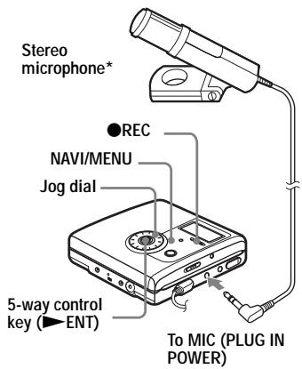 SONY MZ-NH900 - Recording from a microphone - 1