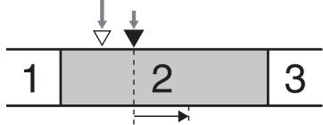 SONY MZ-NH900 - Adjusting the dividing point before dividing a track (Divide Rehearsal) - 2