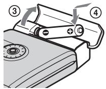 SONY MZ-NH900 - Using the dry battery - 2
