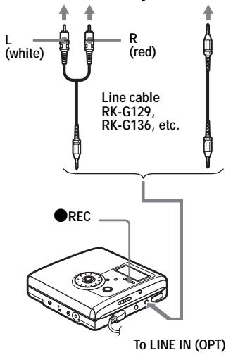 SONY MZ-NH900 - Recording from a TV or radio (Analog Recording) - 2