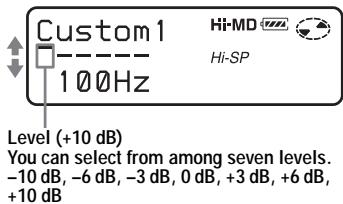 SONY MZ-NH900 - To modify and store the sound - 2