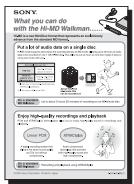 SONY MZ-NH900 - Learning more about Hi-MD - 2