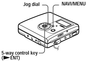 SONY MZ-NH900 - Selecting the recording mode - 1