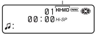SONY MZ-NH900 - Selecting the operation mode - 1