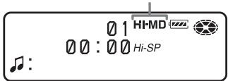 SONY MZ-NH900 - Confirm the operation mode. - 1