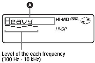 SONY MZ-NH900 - Selecting the sound quality (6-Band Equalizer) - 1
