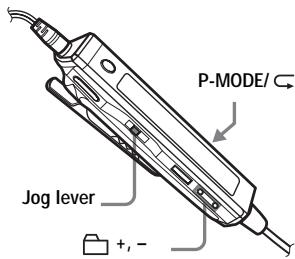 SONY MZ-NHF800 - Selecting the play mode - 1