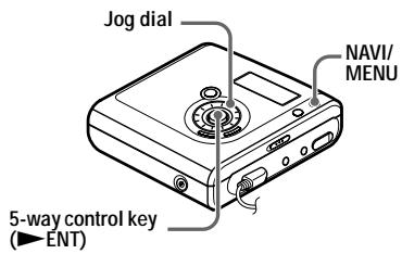 SONY MZ-NHF800 - Changing the displayed menu items (Menu Mode) - 2