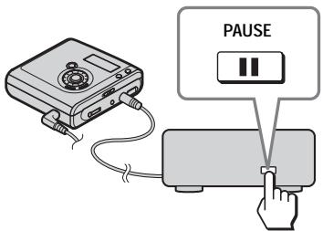SONY MZ-NHF800 - Record a disc. - 1