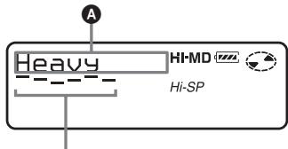 SONY MZ-NHF800 - Selecting the sound quality (6-Band Equalizer) - 1