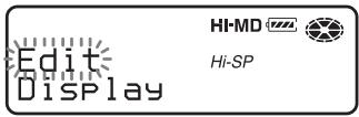 SONY MZ-NHF800 - To cancel the operation while setting - 2