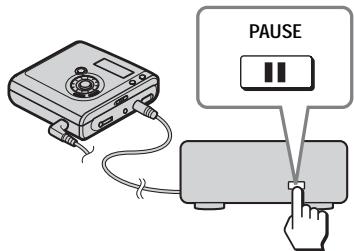 SONY MZ-NHF800 - Record a disc. - 4