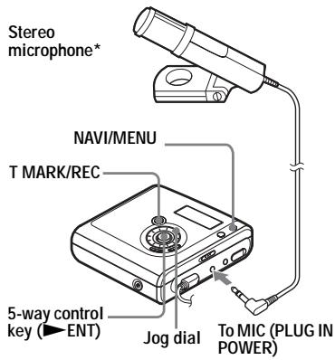 SONY MZ-NHF800 - Recording from a microphone - 1