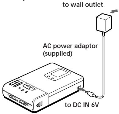 SONY MZ-R30 - Using on a lithium ion rechargeable battery - 1