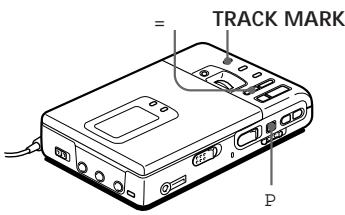 SONY MZ-R30 - Löschen von Spurmarkierungen - 1