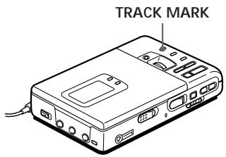 SONY MZ-R30 - Inserción de unamarca de tema - 1