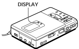 SONY MZ-R30 - Vérification de la durée restante ou de la position de lecture - 1