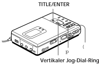 SONY MZ-R30 - Verschieben von Aufnahmen - 1