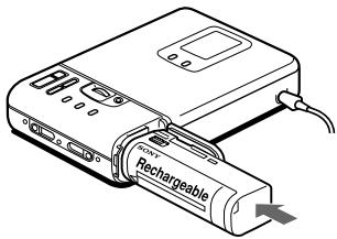 SONY MZ-R30 - Utilisation d'une batterie rechargeable ion lithium - 2