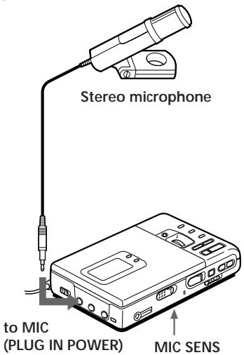 SONY MZ-R30 - Recording from a microphone - 1