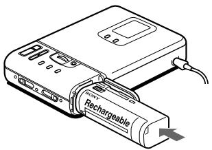 SONY MZ-R30 - Using on a lithium ion rechargeable battery - 2