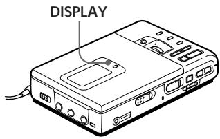 SONY MZ-R30 - Comprobación del tiempo restante o la posición de reproducción - 1