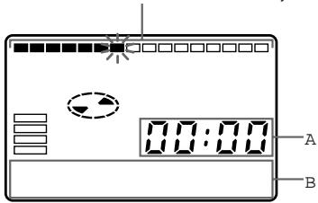 SONY MZ-R30 - Checking the remaining time or the playing position - 2