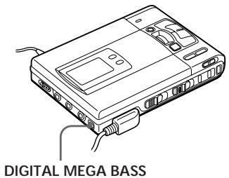 SONY MZ-R50 - Intensificar os graves (DIGITAL MEGA BASS) - 1