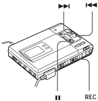 SONY MZ-R50 - Regular manualmente o nível de gravação (Gravação manual) - 1