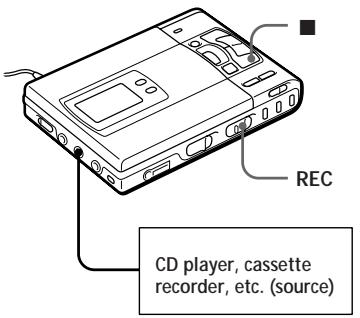 REC CD player, cassette recorder, etc. (source)