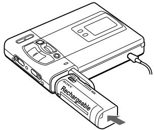 SONY MZ-R50 - Uso de una pila recargable de ion-litio - 2