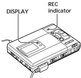 DISPLAY REC indicator