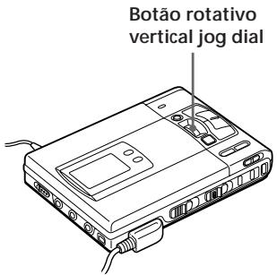Botão rotativo vertical jog dial