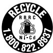 SONY MZ-R70 - RECYCLING NICKEL-CADMIUM BATTERIES - 1