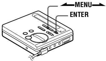 SONY MZ-R70 - Selecting a track directly - 1