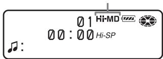 0 1 Hi-MD 00:00 Hi-SP