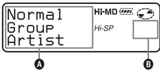 Normal Group Artist Hi-MD Hi-SP A B