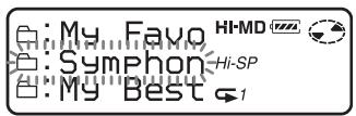 : My Favo HI-MD : Symphon Hi-SP : My Best →1