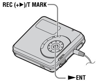REC (+►)/T MARK ENT