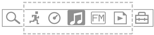 SONY NW-S203F - HOME Screen\* - 1