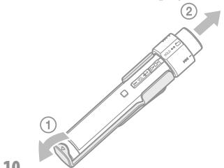 SONY NW-S203F - To remove the player from the clip - 1