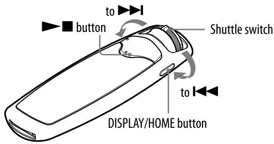 SONY NW-S706F - Setting to the Power Save Screen (Power Save Mode) - 1