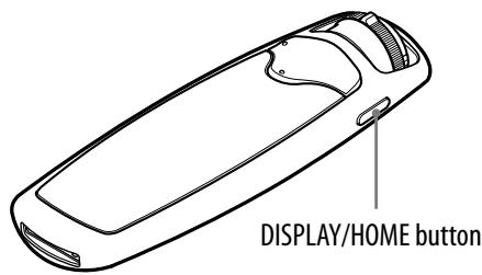 SONY NW-S706F - Home Menu List - 1