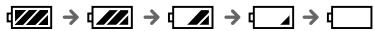 SONY NWD-B103F - On the remaining battery indication - 1