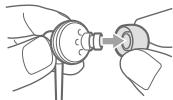SONY NWZ-A815 - How to install the earbuds correctly - 1