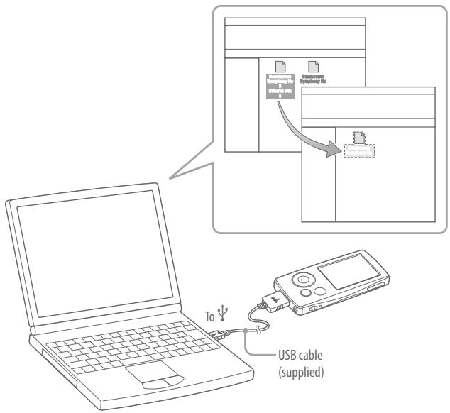 SONY NWZ-A815 - Transferring Data - 1