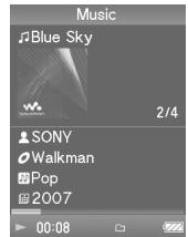 SONY NWZ-A815 - Supported file format - 3