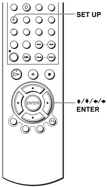SONY SLV-D910B - Modification des options de menu VHS - 1