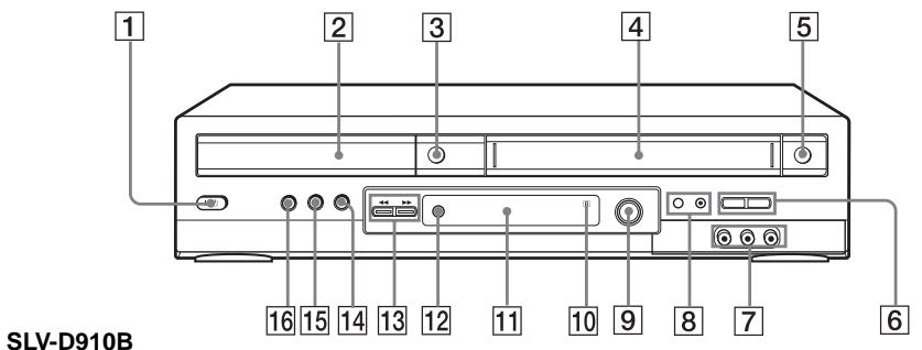SONY SLV-D910B - Panneau avant - 1