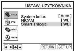 SONY SLV-D920N - Regulacja ostrosci obrazu (Automatyczna ocena jakosci taśmy - Smart trilogic) - 8